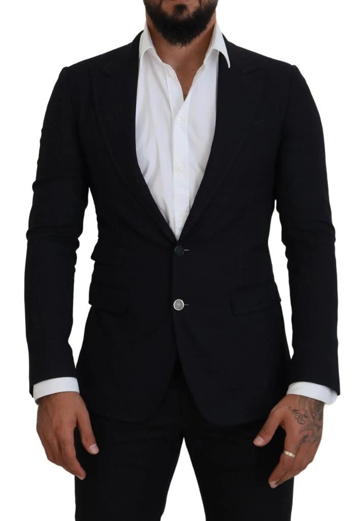 Dolce 
Gabbana blue Wool Formal Taormina Men
s Blazer