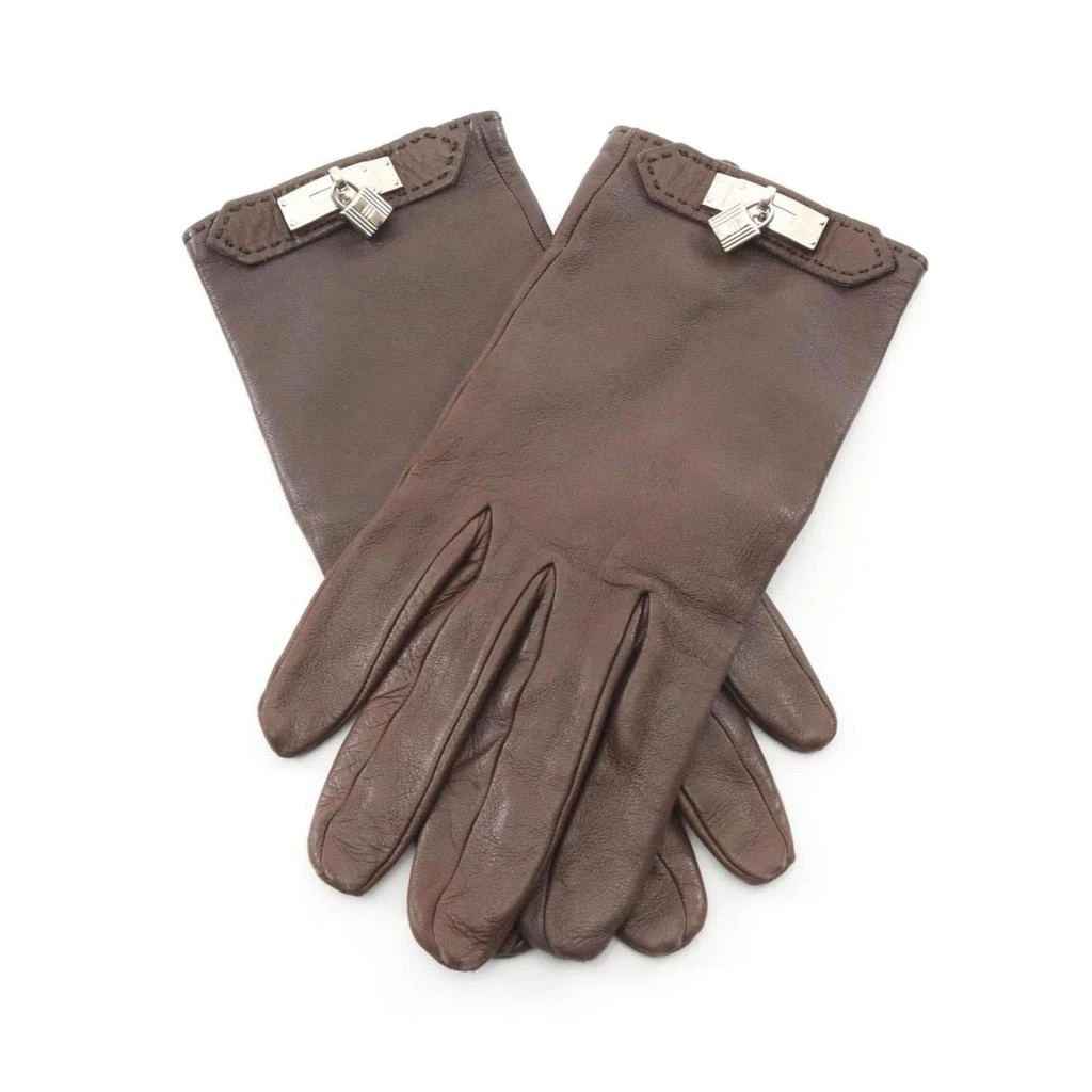 Hermes Leather Warm Gloves (Pre-Owned)