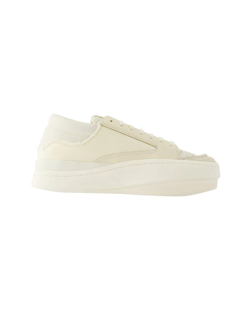Y-3 Lux Bball Low Sneakers -  - Leather - White 1