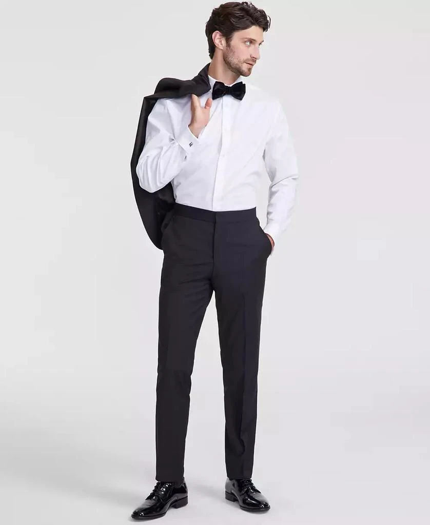 Hugo Boss Men's Modern-Fit Wool Blend Super Flex Stretch Tuxedo Pant 1