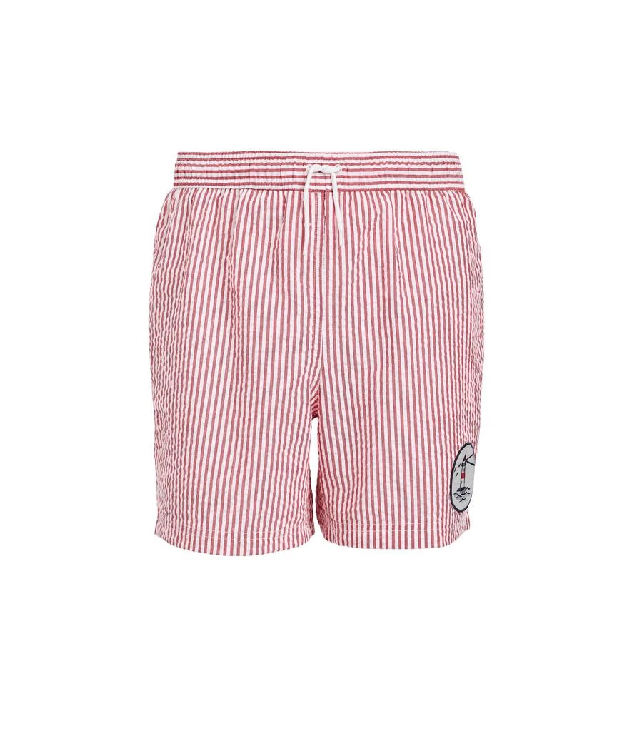 Janie and Jack Seersucker Patch Swim Trunk (Toddler/Little Kid/Big Kid)
