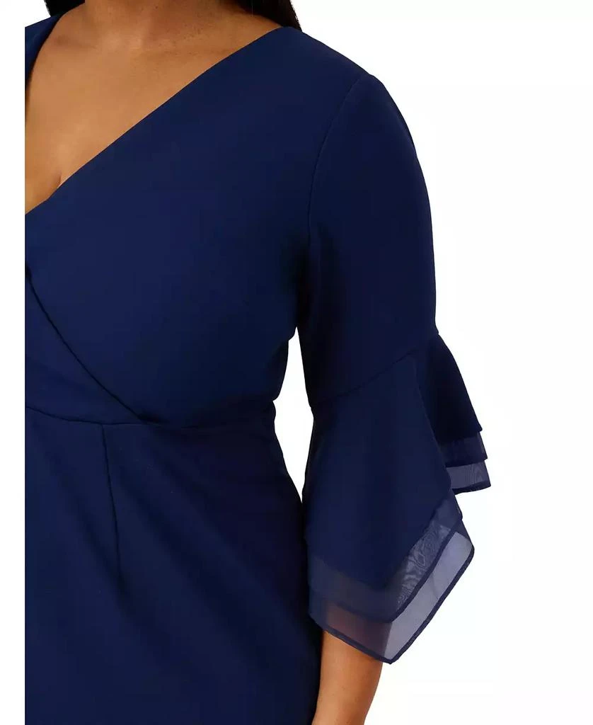 Adrianna Papell Plus Size 3/4-Sleeve Sheath Dress 4