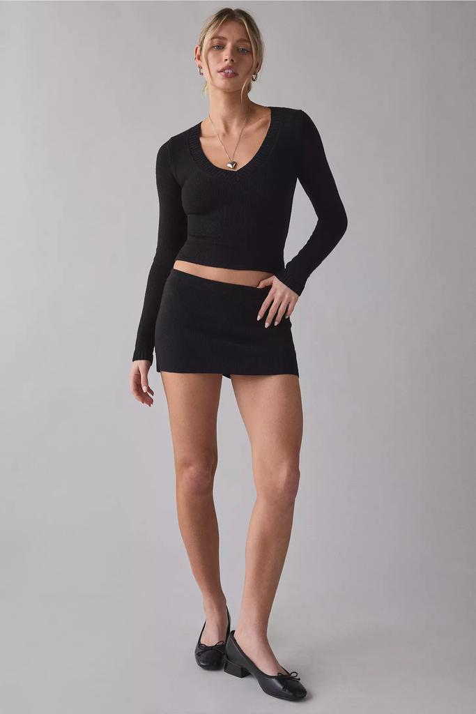 Frankies Bikinis Frankies Bikinis Marialla Cloud Knit Mini Skort