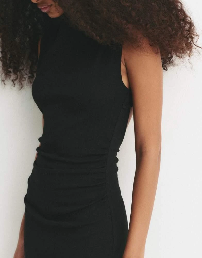 knee length dresses for ladies Body-Con Open Back Midi Dress main image 1