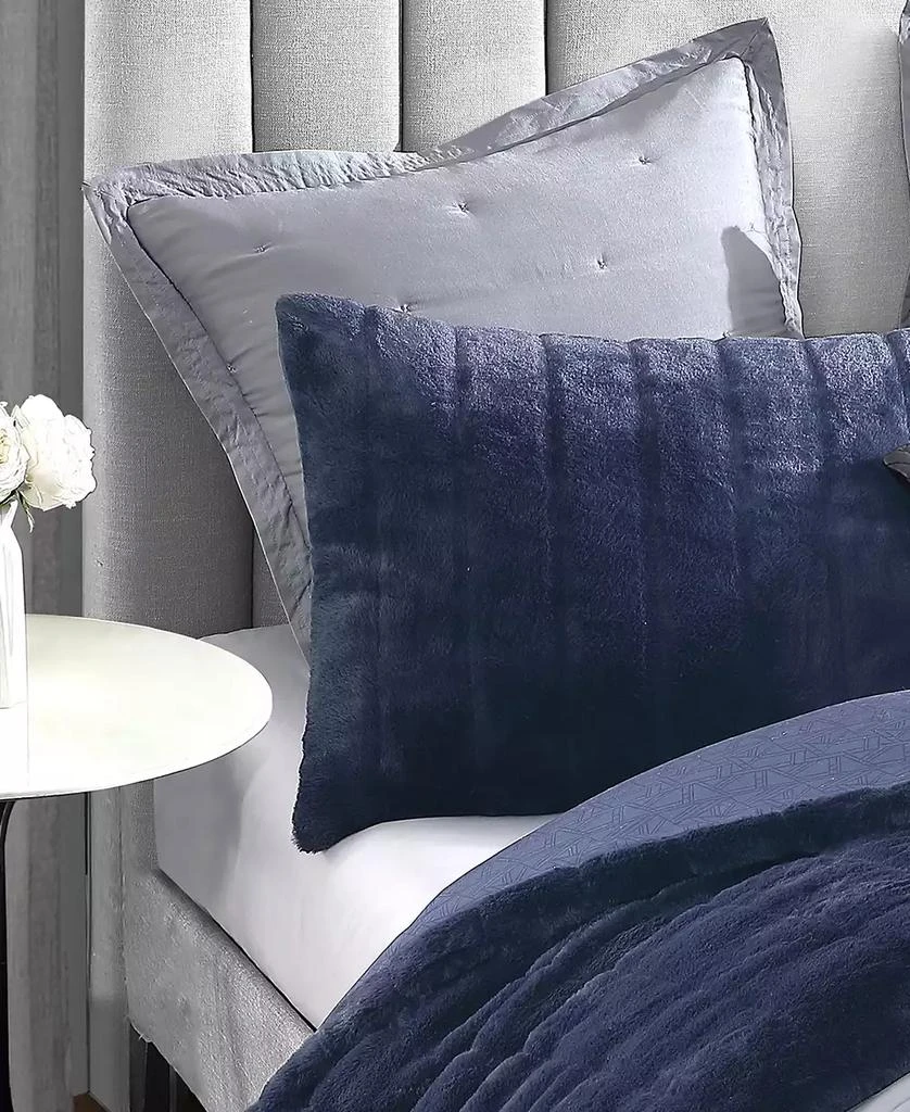 Karl Lagerfeld Paris Microfiber Printed Channel 3 Piece Duvet Cover Set 3