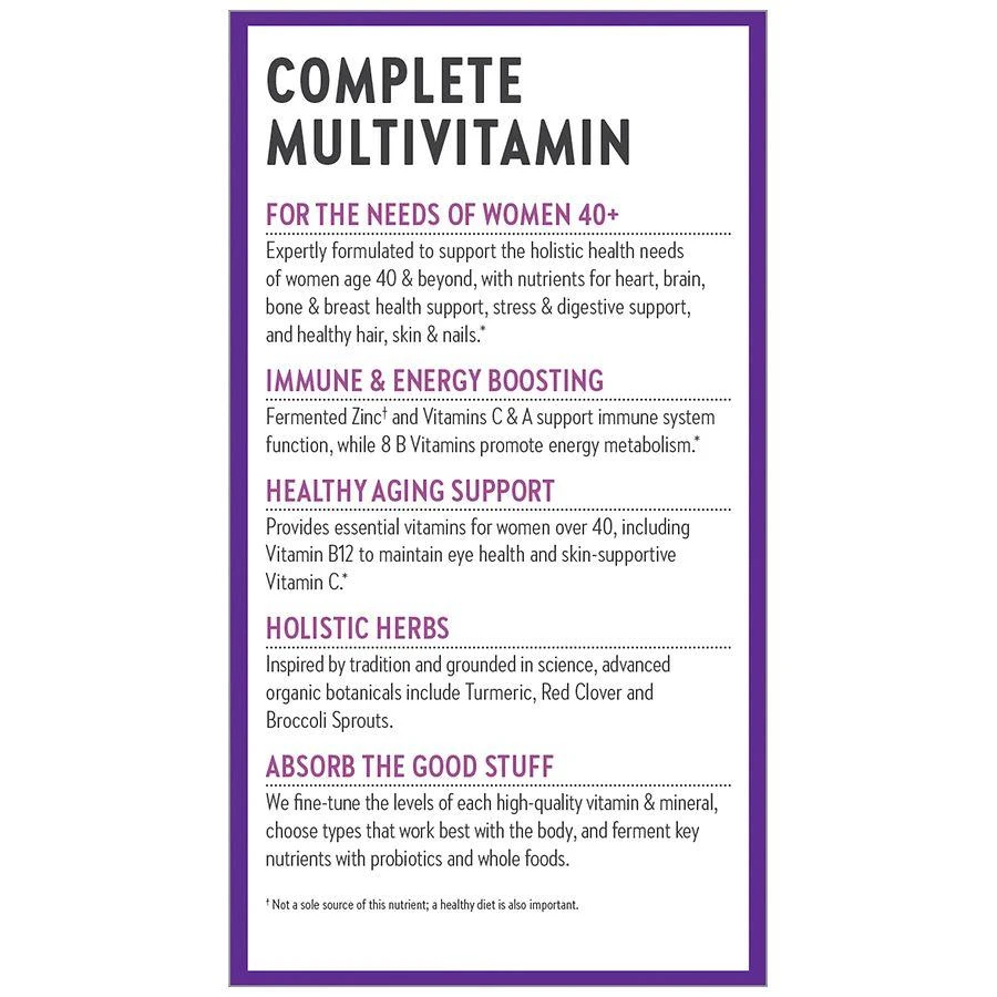 New Chapter Every Woman's One Daily 40+ Multivitamin, Vegetarian Tablets 2