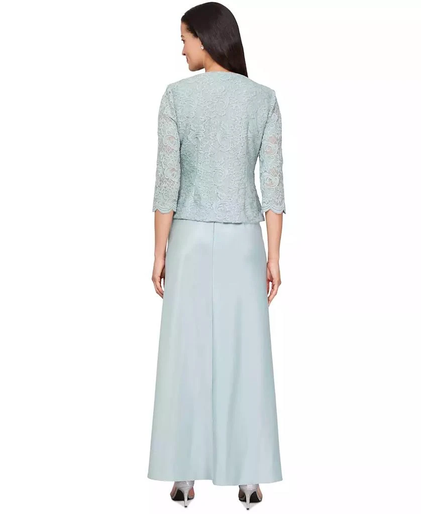 Alex Evenings Petite Lace Dress and Jacket 3