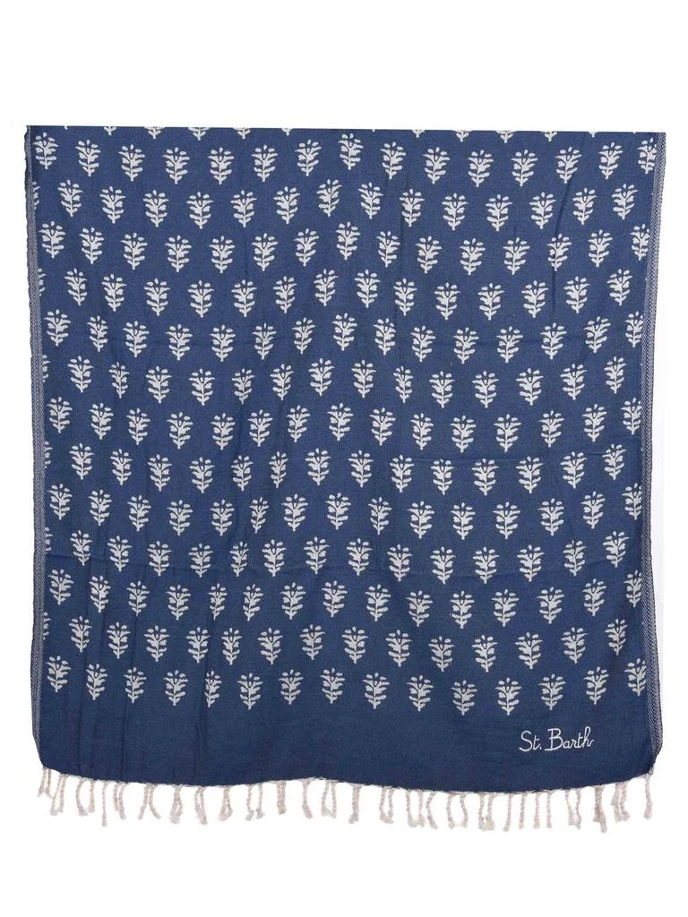 Mc2 Saint Barth Mc2 Saint Barth Fringed Foutas Beach Towel 1