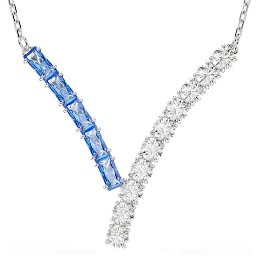 Swarovski Matrix Rhodium Plated Pendant Necklace