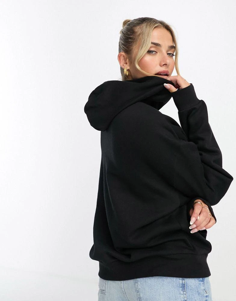 Monki Monki hoodie in black 2