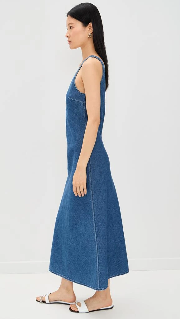 LNA Denim V Slip Dress 3