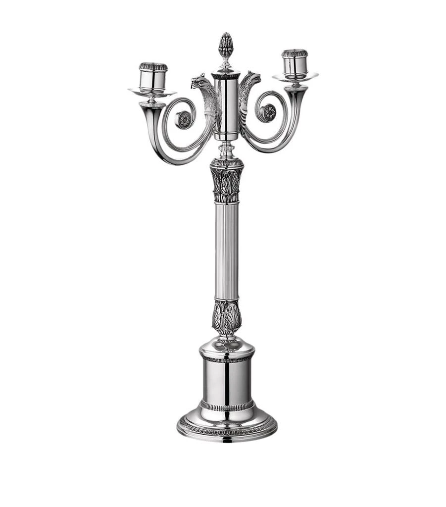 Christofle Silver-Plated Malmaison Candelabra 2