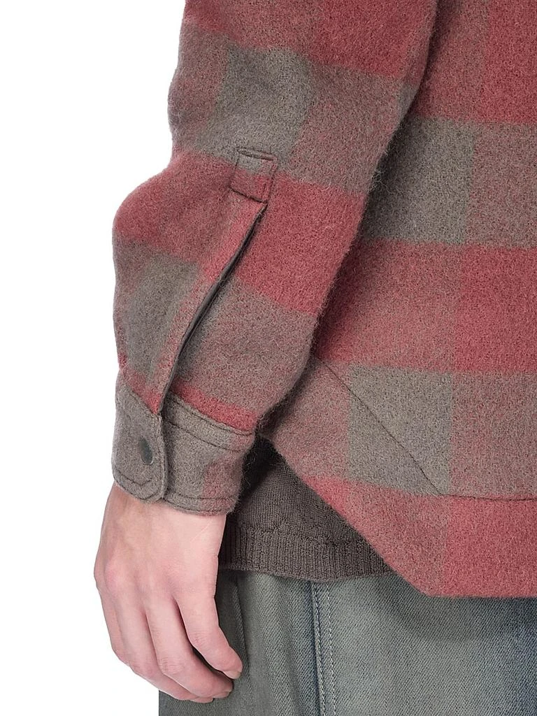 Rick Owens Plaid Wool Overshirt 9
