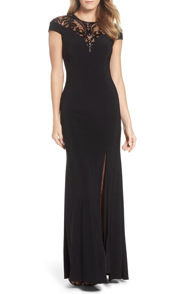 Adrianna Papell Sequin Embellished Gown