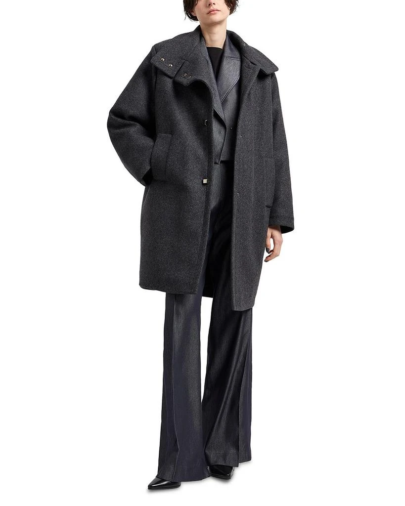 Emporio Armani Asymmetrical Trim Sweater 2