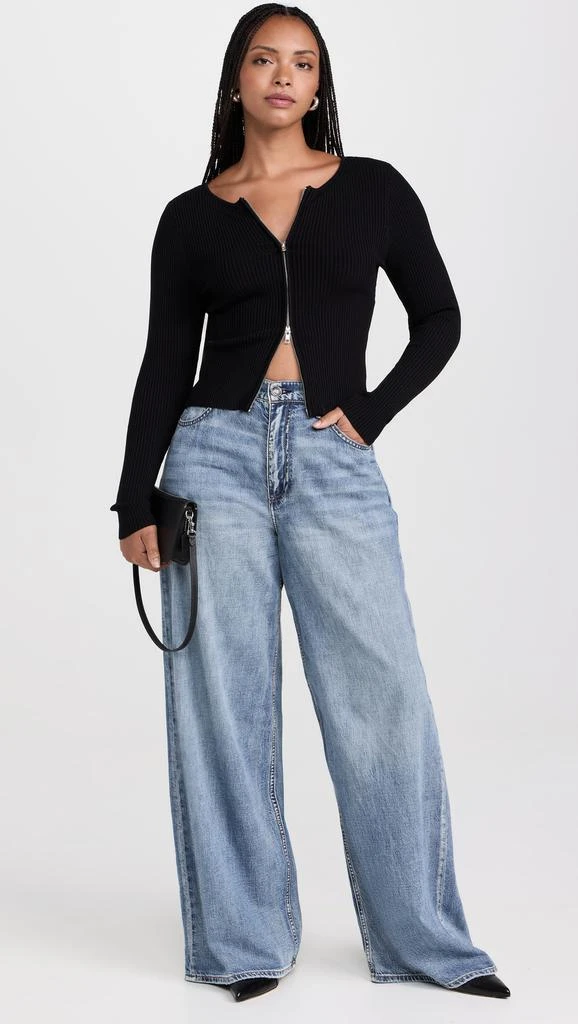 Rag & Bone Featherweight Sofie High Rise Wide Jeans 7