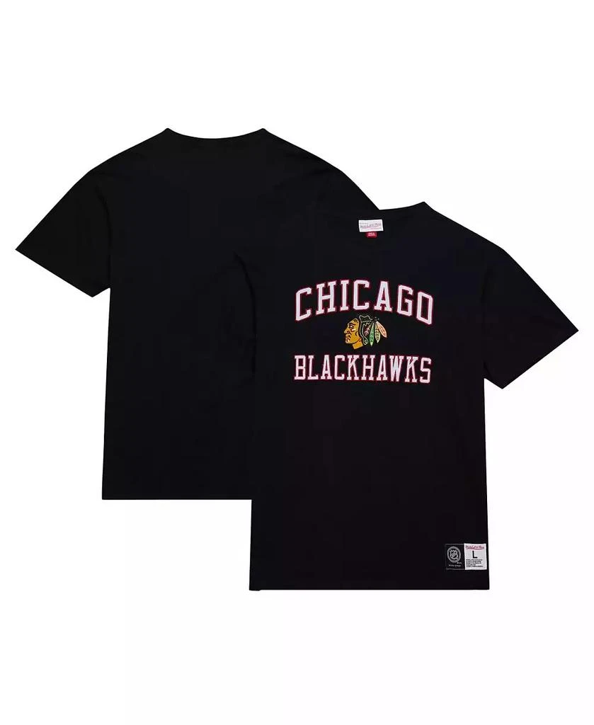 Mitchell & Ness Men's Black Chicago Blackhawks Legendary Slub T-Shirt 1