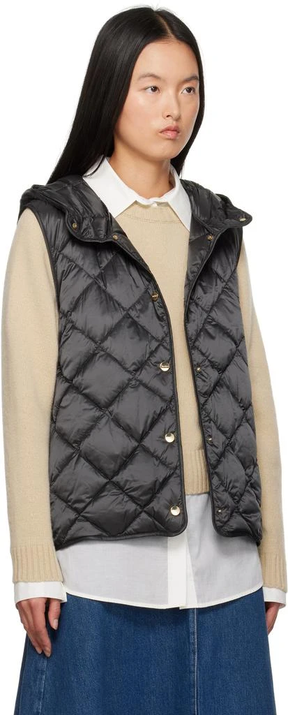 Max Mara Black Trefa Down Vest 2