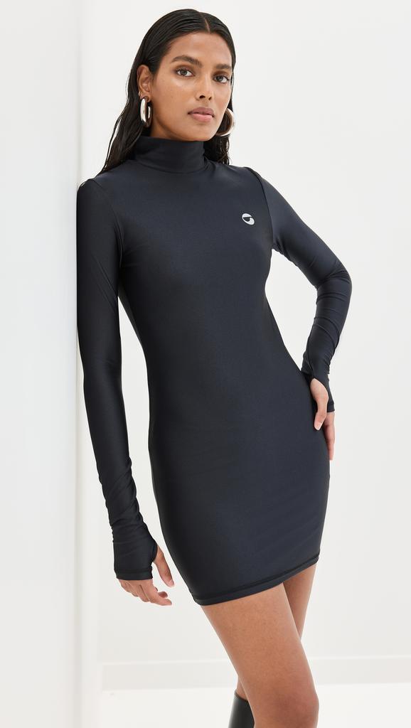 Coperni High Neck Fitted Mini Dress