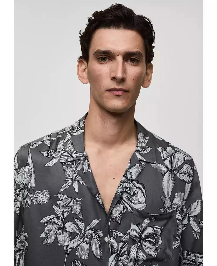 Mango Men's Hawaiian-Print Shirt 6