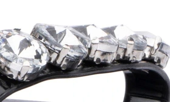 NEW YORK AND COMPANY Chava Rhinestone Jelly Sandal 7