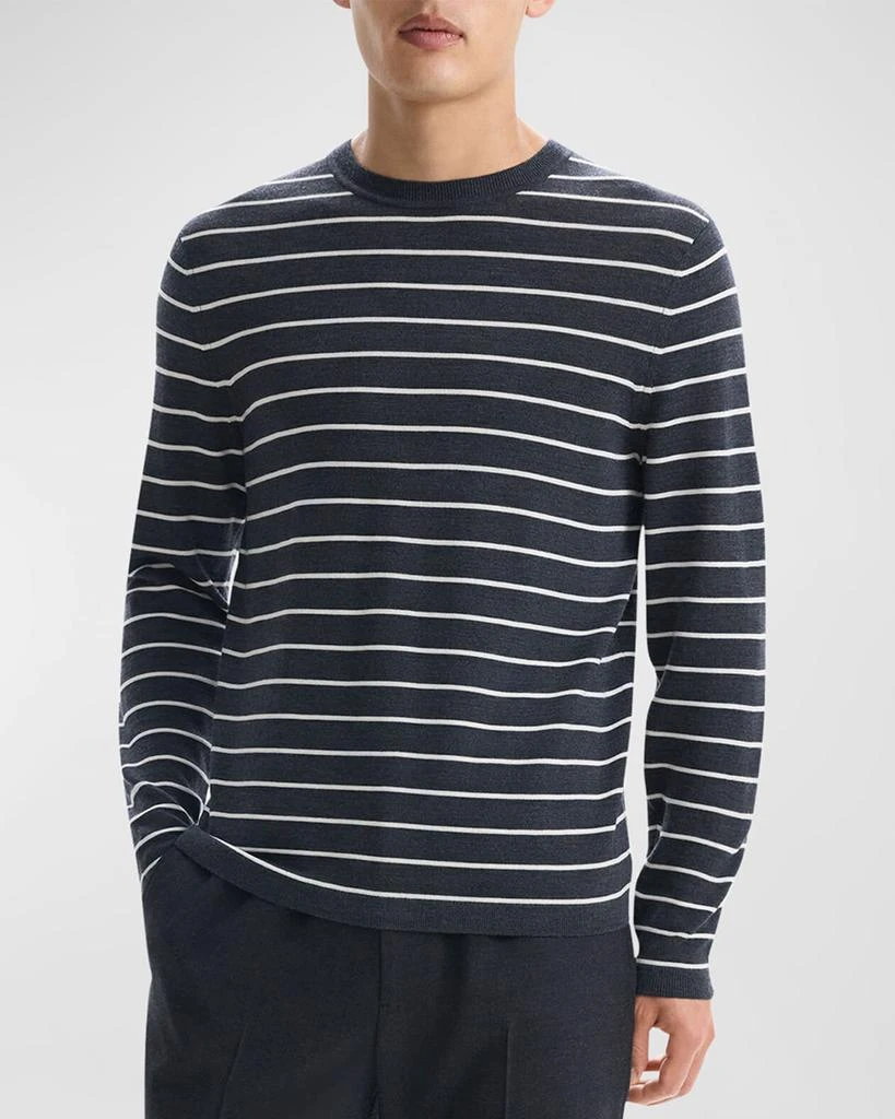 Theory Men's Striped Long-Sleeve T-Shirt 4