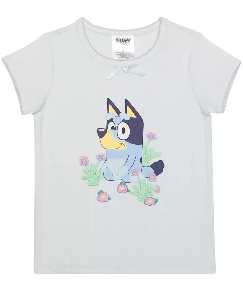 Bluey Toddler and Little Girls 2-Piece Short Sleeve Top and Legging Set 3