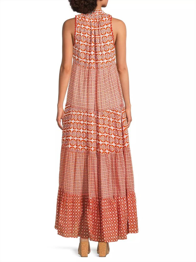 Ro's Garden Sofia Printed Cotton Maxi Dress 5