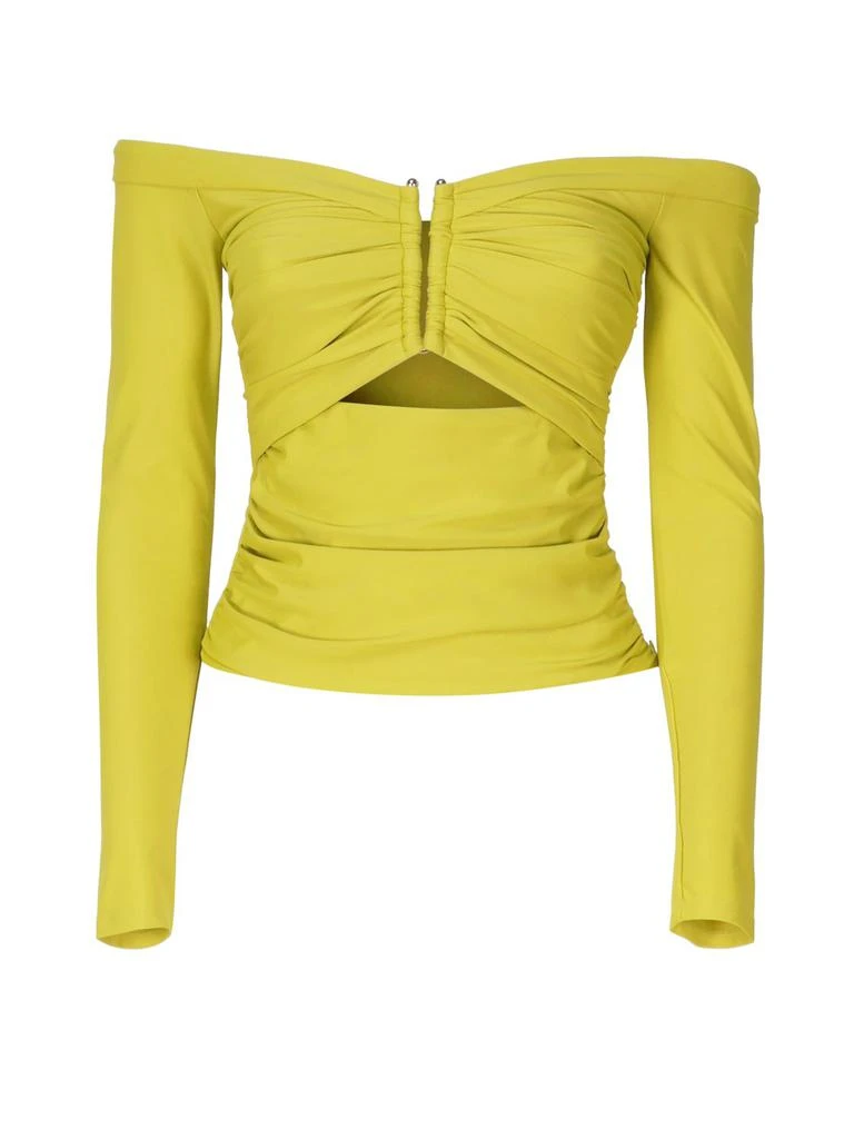 Self Portrait Self-Portrait Jersey Off Shoulder Top 1
