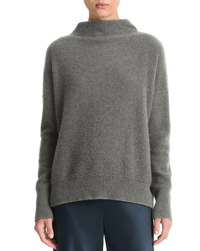 Vince Boiled Cashmere Funnel Neck Sweater 1