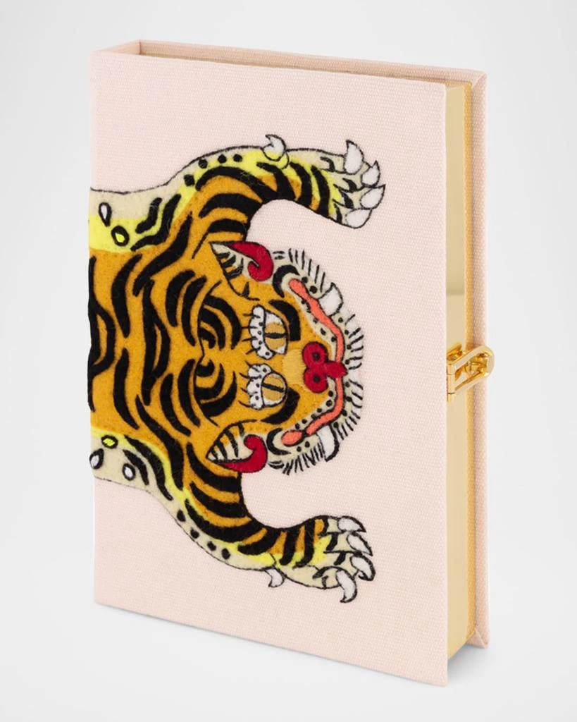 Olympia Le-Tan Tiger Book Clutch Bag 2