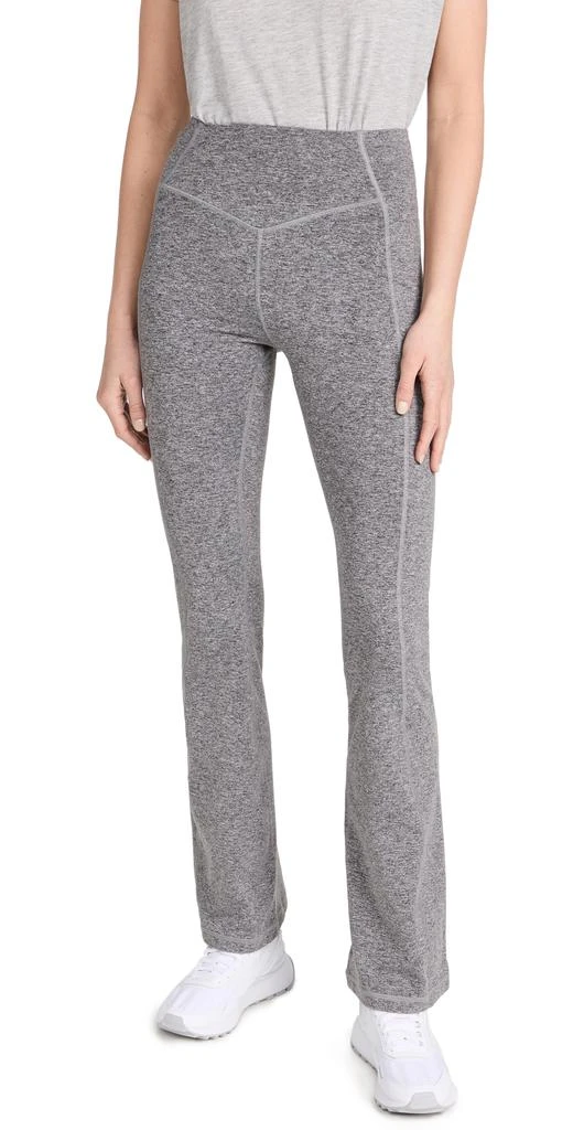Spiritual Gangster Spiritual Gangster Bombshell Tech Heather Flare Leggings 1