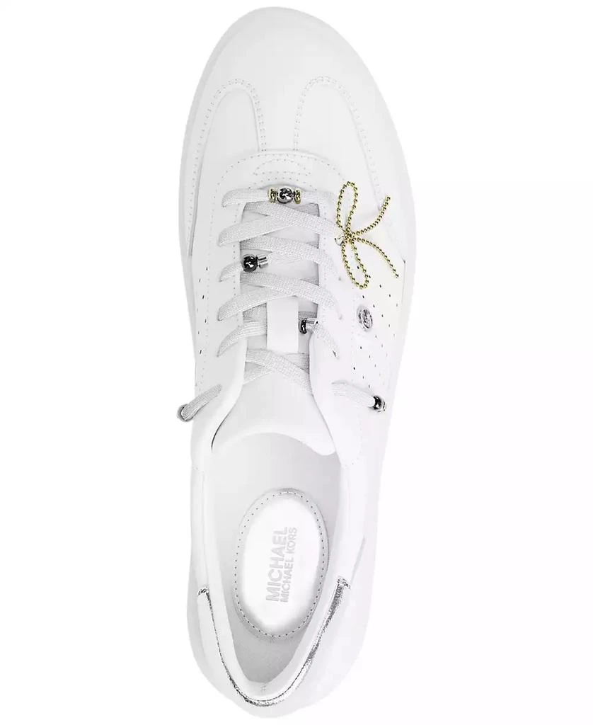 Michael Kors Scotty Leather Lace-up Sneakers with Charms 4