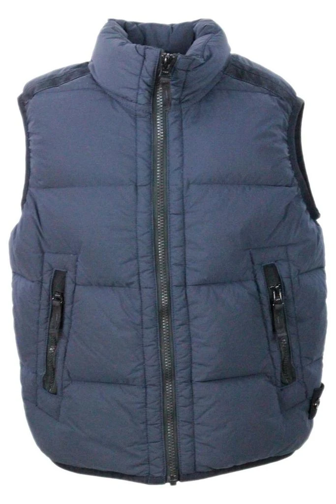 Stone Island Junior Stone Island Junior Compass-Badge Zipped Padded Gilet