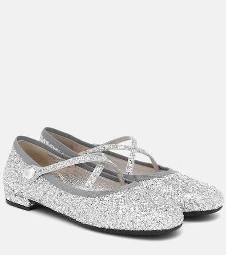 Miu Miu Glitter ballet flats 1