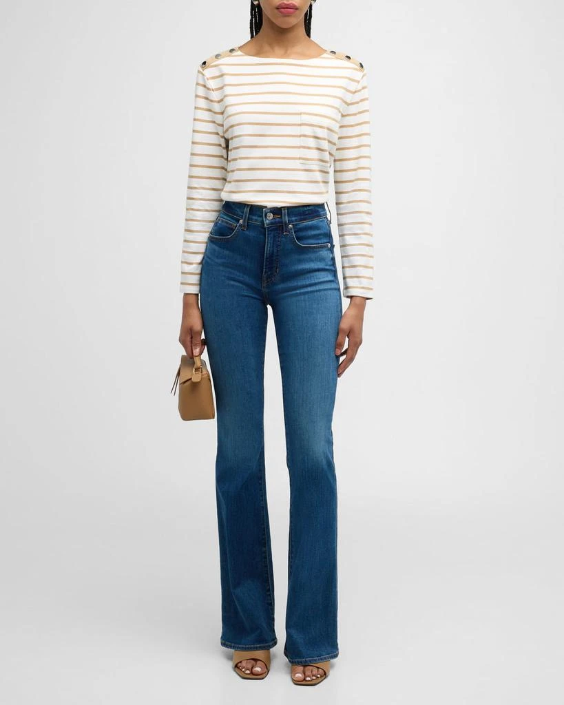 VERONICA BEARD Hovey Striped Top 3