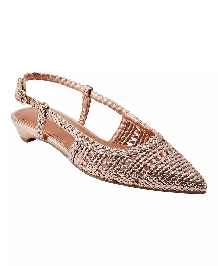 Marc Fisher Women
s Kelysa Woven Slingback Flats 1