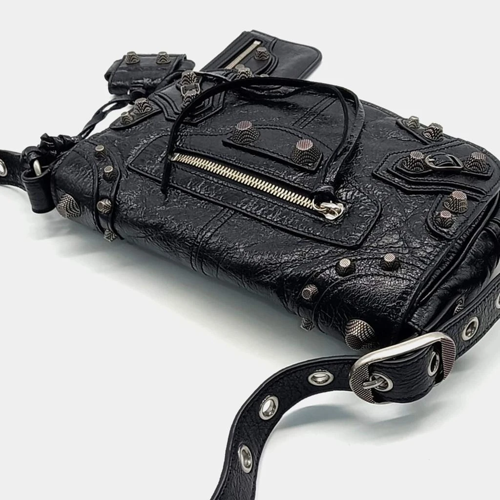 Balenciaga Balenciaga  Black Leather XS Le Cagol Flap Bag 3