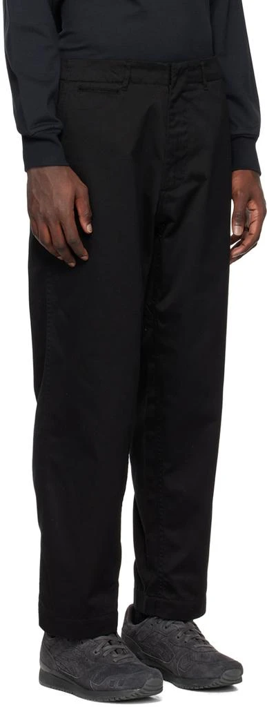 Nanamica Black Wide Chino Pants 2