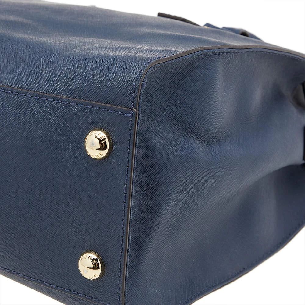 Michael Kors MICHAEL Michael Kors Blue Saffiano Leather Large Hamilton Tote 11
