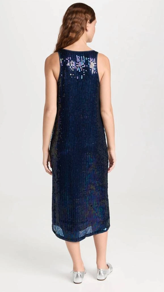 blue spike dress shoes Fashionable Sequin Embroidered Short Tank Top Dress main image 0