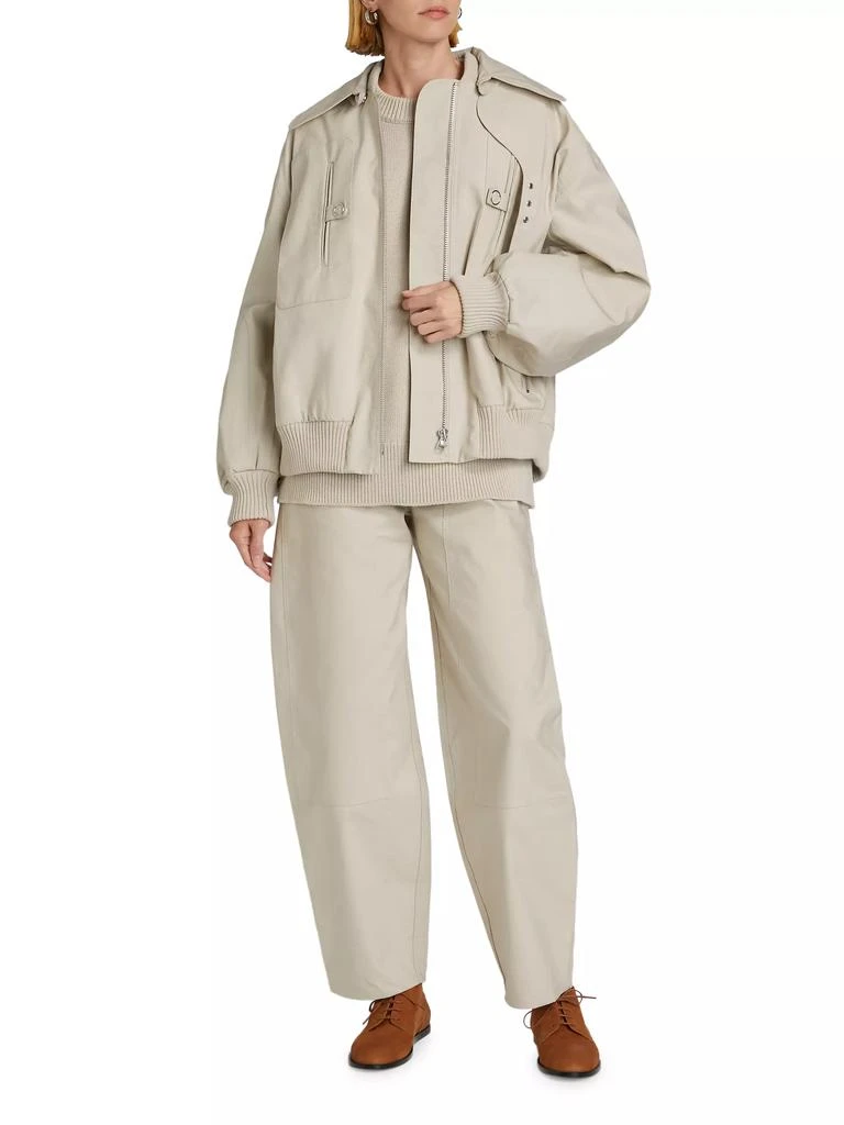 CO Gathered Cotton Bomber Jacket 2