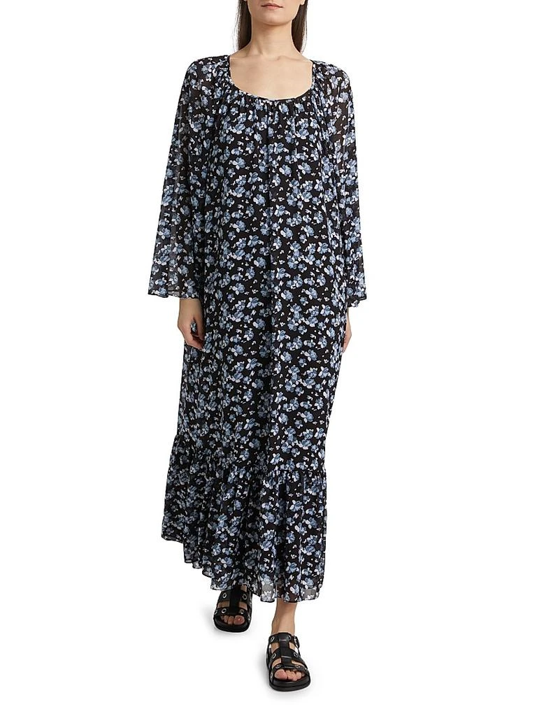 Michael Kors Floral Scoopneck Maxi Dress 3
