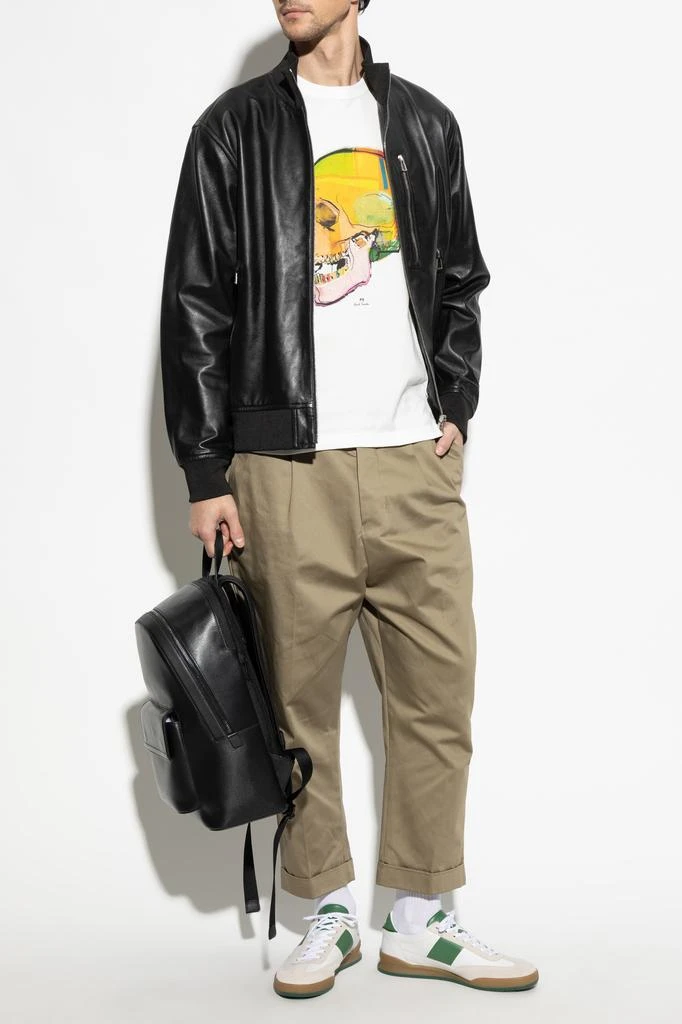 Paul Smith Leather 'bomber' jacket 2