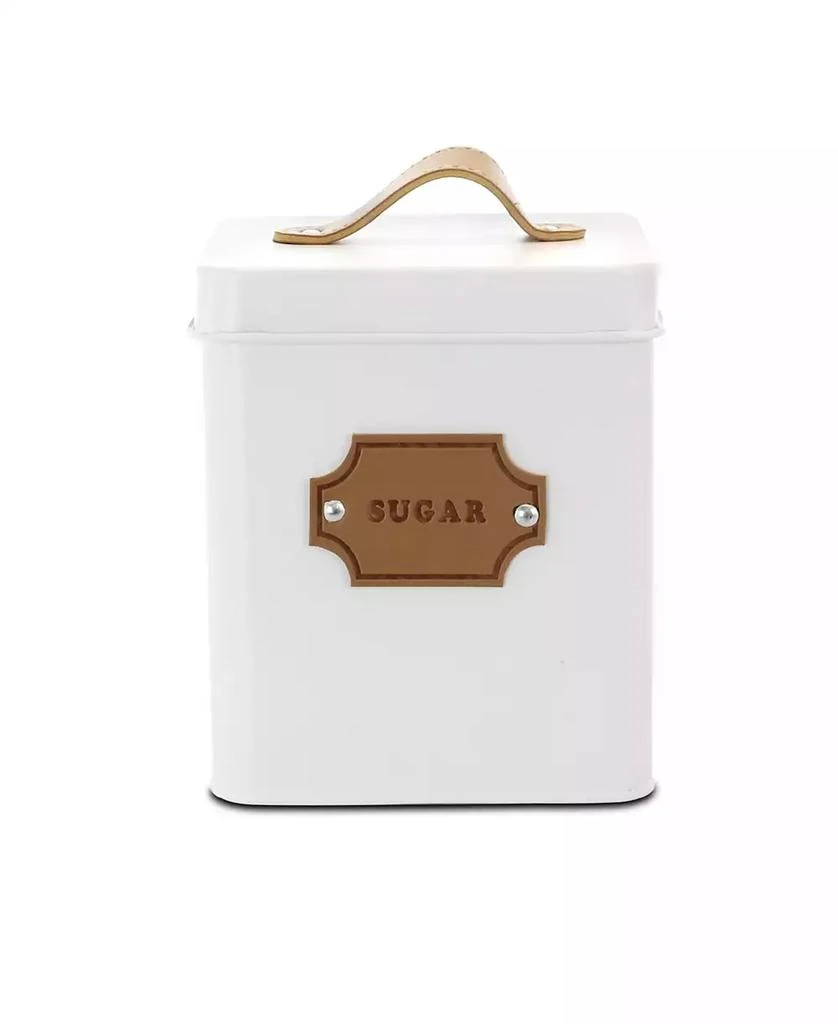 MegaChef Kitchen Food Storage and Organization 5 Piece Canister Set in White 6