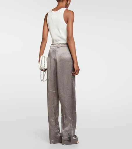 MAISON MARGIELA Satin pajama bottoms 3