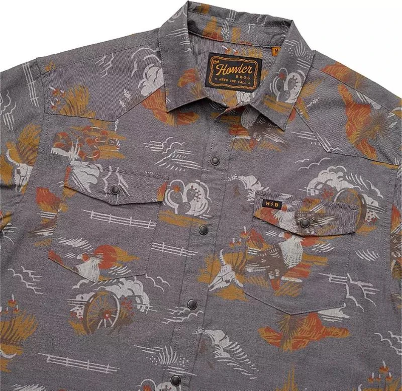 Howler Brothers Howler Brothers Men's H Bar B SnapShirt 4