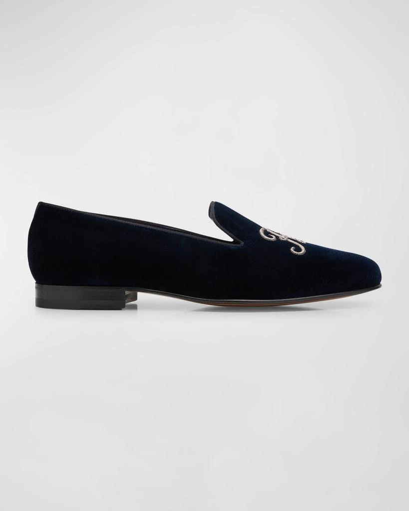 Ralph Lauren Men's Alonzo RL Velvet Loafers 1