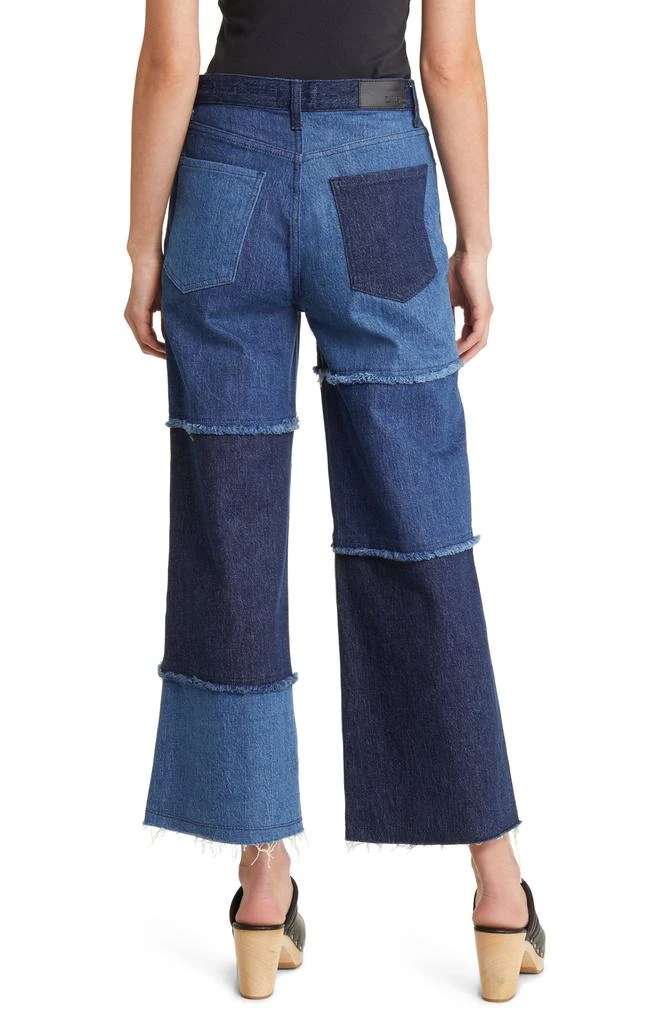 Rails The Getty Patchwork High Waist Crop Wide Leg Jeans 2