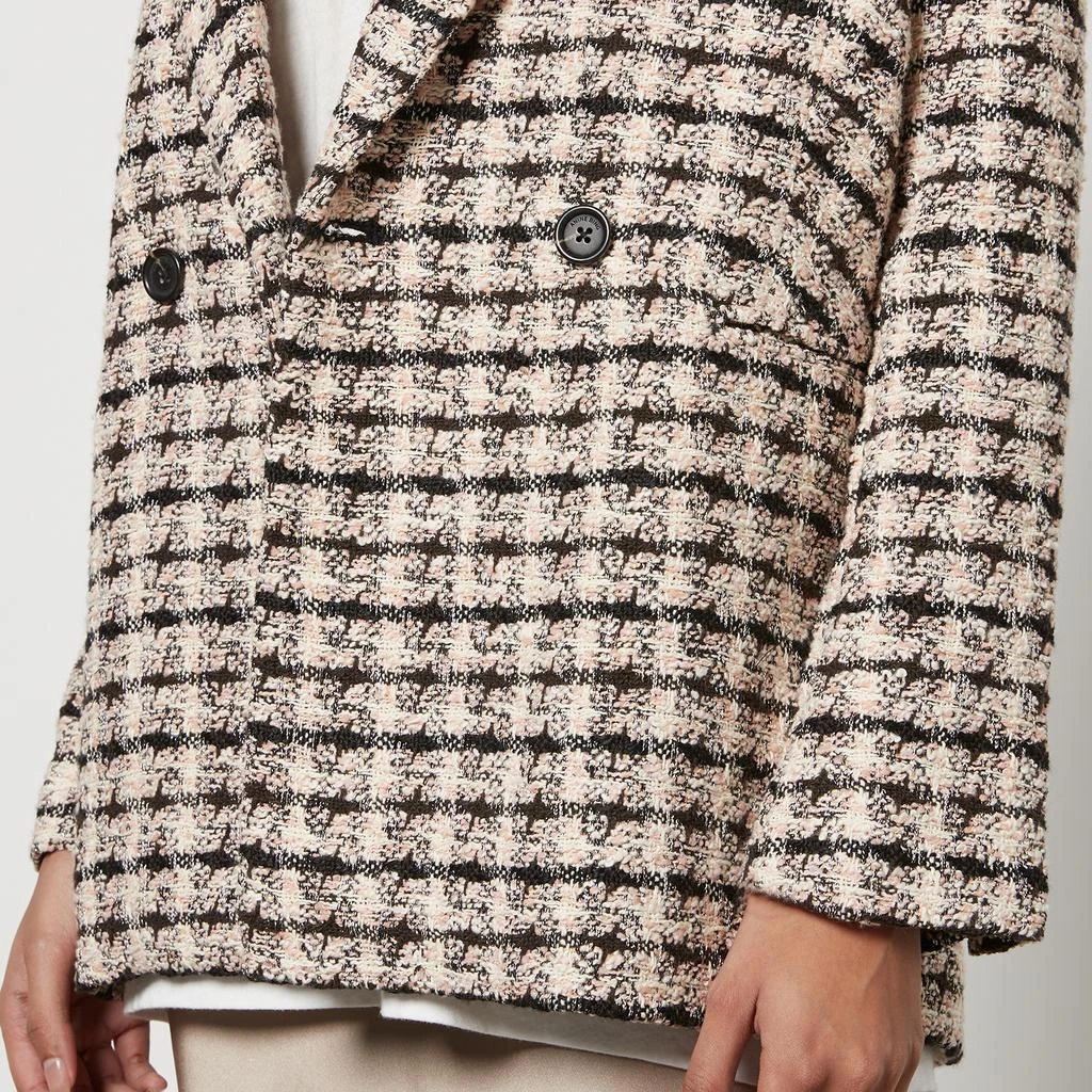 ANINE BING Diana Tweed Double-Breasted Blazer 4